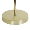 GLOBOSTAR® GLOSSY 204-0071 Μοντέρνο Επιτραπέζιο Φωτιστικό Πορτατίφ με Ντουί 1 x E27 AC 220-240V IP20 - Χρυσό & Λευκό - Μ22 x Π22 x Υ34cm