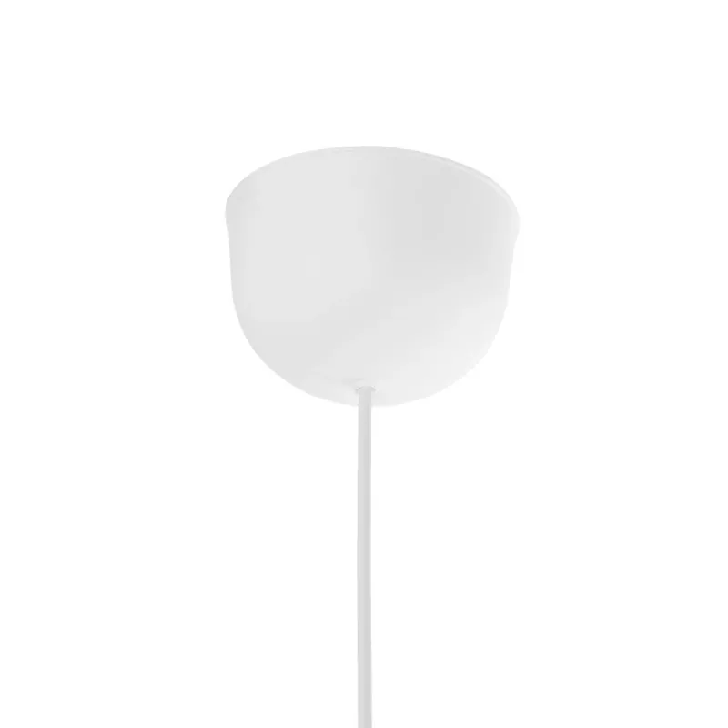 GLOBOSTAR® CYCLOP 204-0103 Μοντέρνο Κρεμαστό Φωτιστικό Οροφής με Ντουί 1 x E27 AC 220-240V IP20 - Μαύρο & Λευκό - Μ31 x Π31 x Υ21cm