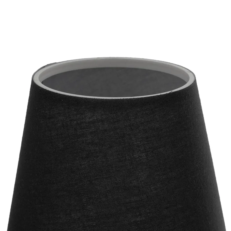 GLOBOSTAR® PAM 204-0113 Μοντέρνο Φωτιστικό Τοίχου - Απλίκα με Ντουί 1 x E27 AC 220-240V IP20 - Μαύρο - Μ23 x Π23 x Υ17cm