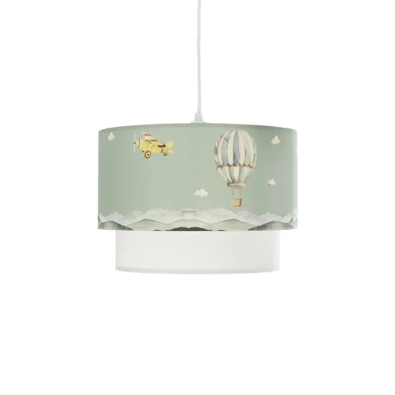 GLOBOSTAR® BALLON 204-0120 Παιδικό Κρεμαστό Φωτιστικό Οροφής με Ντουί 1 x E27 AC 220-240V IP20 - Πολύχρωμο - Μ30 x Π30 x Υ20cm