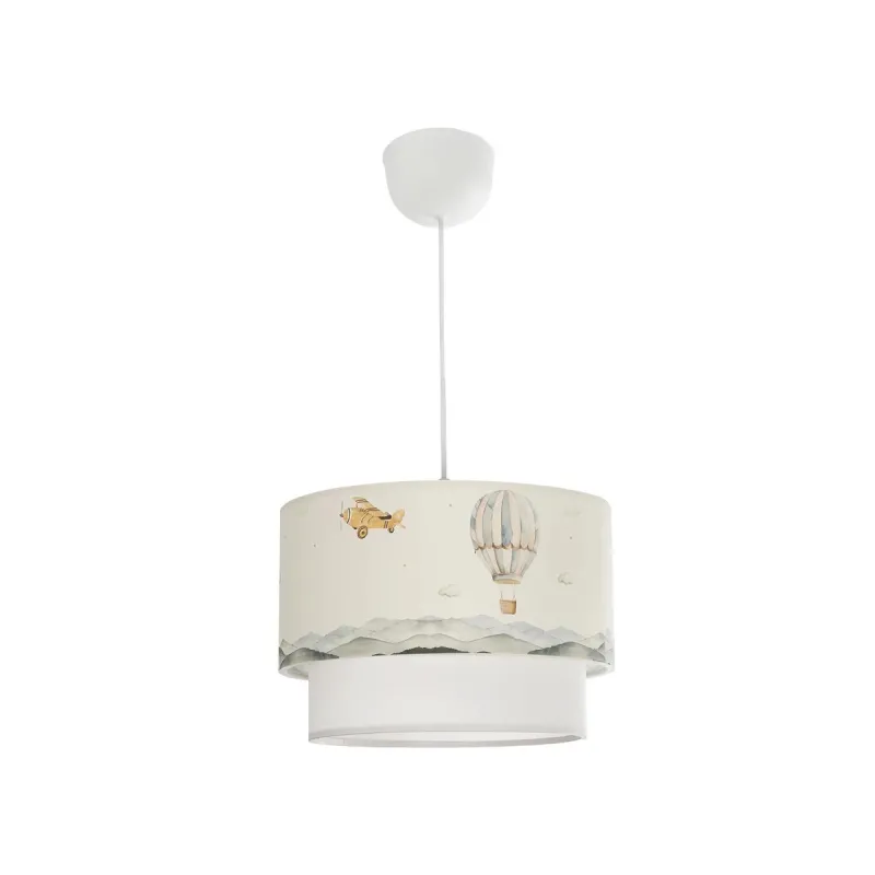 GLOBOSTAR® BALLON 204-0121 Παιδικό Κρεμαστό Φωτιστικό Οροφής με Ντουί 1 x E27 AC 220-240V IP20 - Πολύχρωμο - Μ30 x Π30 x Υ20cm