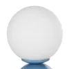 GLOBOSTAR® MAGIC 204-0133 Μοντέρνο Επιτραπέζιο Φωτιστικό Πορτατίφ με Ντουί 1 x E14 AC 220-240V IP20 - Μπλε & Λευκό - Μ15 x Π15 x Υ28cm