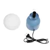 GLOBOSTAR® MAGIC 204-0133 Μοντέρνο Επιτραπέζιο Φωτιστικό Πορτατίφ με Ντουί 1 x E14 AC 220-240V IP20 - Μπλε & Λευκό - Μ15 x Π15 x Υ28cm