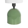 GLOBOSTAR® LOREN 204-0136 Μοντέρνο Επιτραπέζιο Φωτιστικό Πορτατίφ με Ντουί 1 x E14 AC 220-240V IP20 - Πράσινο & Μπεζ - Μ15,5 x Π15,5 x Υ33cm