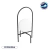 GLOBOSTAR® SPIDY 204-0139 Μοντέρνο Επιτραπέζιο Φωτιστικό Πορτατίφ με Ντουί 1 x E14 AC 220-240V IP20 - Μαύρο & Λευκό - Μ22 x Π20 x Υ38cm
