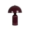 GLOBOSTAR® GASCO 204-0148 Μοντέρνο Επιτραπέζιο Φωτιστικό Πορτατίφ με Ντουί 1 x E27 AC 220-240V IP20 - Κόκκινο - Μ26 x Π26 x Υ35cm