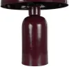 GLOBOSTAR® GASCO 204-0148 Μοντέρνο Επιτραπέζιο Φωτιστικό Πορτατίφ με Ντουί 1 x E27 AC 220-240V IP20 - Κόκκινο - Μ26 x Π26 x Υ35cm