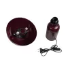 GLOBOSTAR® GASCO 204-0148 Μοντέρνο Επιτραπέζιο Φωτιστικό Πορτατίφ με Ντουί 1 x E27 AC 220-240V IP20 - Κόκκινο - Μ26 x Π26 x Υ35cm