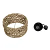 GLOBOSTAR® SAND 204-0160 Boho Κρεμαστό Φωτιστικό Οροφής με Ντουί 1 x E27 AC 220-240V IP20 - Καφέ - Μ30 x Π30 x Υ19cm