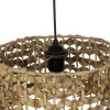 GLOBOSTAR® SAND 204-0160 Boho Κρεμαστό Φωτιστικό Οροφής με Ντουί 1 x E27 AC 220-240V IP20 - Καφέ - Μ30 x Π30 x Υ19cm