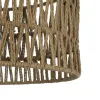 GLOBOSTAR® DARIO 204-0166 Boho Κρεμαστό Φωτιστικό Οροφής με Ντουί 1 x E27 AC 220-240V IP20 - Μπεζ - Μ30 x Π30 x Υ18cm