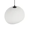 GLOBOSTAR® STONE 204-0176 Μοντέρνο Κρεμαστό Φωτιστικό Οροφής με Ντουί 1 x E27 AC 220-240V IP20 - Λευκό - Μ31.5 x Π35 x Υ26cm