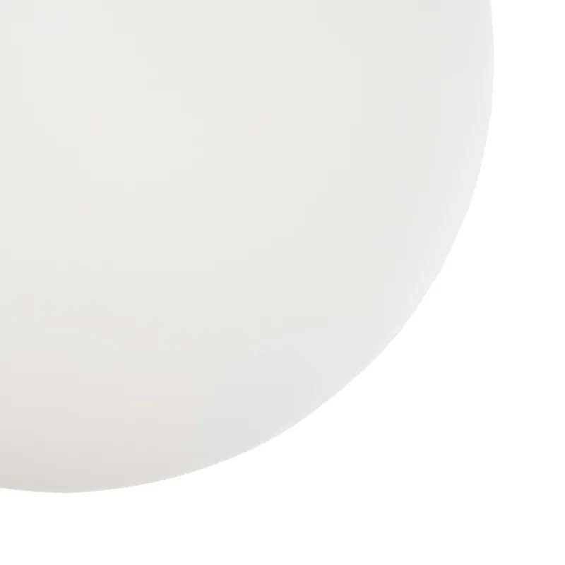 GLOBOSTAR® GLOBIDIO 204-0195 Μοντέρνο Κρεμαστό Φωτιστικό Οροφής με Ντουί 1 x E27 AC 220-240V IP20 - Χρύσο & Λευκό - Μ15 x Π15 x Υ15cm