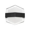 GLOBOSTAR® EMPIRE 60780 Μοντέρνο Φωτιστικό Τοίχου - Απλίκα LED 12W 1260lm 120° AC 220-240V Αδιάβροχο IP65 Φυσικό Λευκό 4500K - Bridgelux SMD Chip & TÜV SÜD Driver - Μαύρο Ματ - Μ18.5 x Π10 x Υ17.5cm - 3 Χρόνια Εγγύηση