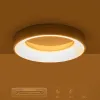 GLOBOSTAR® SALEM 61234 Μοντέρνο Φωτιστικό Οροφής LED 75W 8625lm 120° AC 220-240V IP20 Ρυθμιζόμενο Λευκό CCT με Χειριστήριο από 2700K έως 6000K Dimmable - Lumileds SMD Chip - Γκρι - Μ45 x Π45 x Υ9.5cm - 3 Χρόνια Εγγύηση