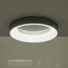 GLOBOSTAR® SALEM 61234 Μοντέρνο Φωτιστικό Οροφής LED 75W 8625lm 120° AC 220-240V IP20 Ρυθμιζόμενο Λευκό CCT με Χειριστήριο από 2700K έως 6000K Dimmable - Lumileds SMD Chip - Γκρι - Μ45 x Π45 x Υ9.5cm - 3 Χρόνια Εγγύηση