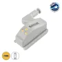 GloboStar® CLOSET 79641 Φωτιστικό Ντουλάπας LED για Μεντεσέ με Διακόπτη On/Off Κουμπωτό με Μπαταρία(Δεν συμπεριλαμβάνεται) - Θερμό Λευκό 2700K - Μ7 x Π4 x Υ2.5cm