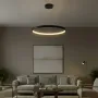 kelvo® NEMESIS KLV-101-0211 Κρεμαστό Φωτιστικό Οροφής LED 67W 6700lm 180° AC 220-240V IP20 Ρυθμιζόμενο Λευκό CCT με Χειριστήριο από 2700K έως 6000K Dimmable - Lumileds SMD Chip - Μαύρο Ματ - Μ80 x Π80 x Υ4cm - 3 Χρόνια Εγγύηση
