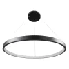 kelvo® NEMESIS KLV-101-0211 Κρεμαστό Φωτιστικό Οροφής LED 67W 6700lm 180° AC 220-240V IP20 Ρυθμιζόμενο Λευκό CCT με Χειριστήριο από 2700K έως 6000K Dimmable - Lumileds SMD Chip - Μαύρο Ματ - Μ80 x Π80 x Υ4cm - 3 Χρόνια Εγγύηση
