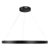 kelvo® NEMESIS KLV-101-0211 Κρεμαστό Φωτιστικό Οροφής LED 67W 6700lm 180° AC 220-240V IP20 Ρυθμιζόμενο Λευκό CCT με Χειριστήριο από 2700K έως 6000K Dimmable - Lumileds SMD Chip - Μαύρο Ματ - Μ80 x Π80 x Υ4cm - 3 Χρόνια Εγγύηση