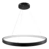 kelvo® NEMESIS KLV-101-0211 Κρεμαστό Φωτιστικό Οροφής LED 67W 6700lm 180° AC 220-240V IP20 Ρυθμιζόμενο Λευκό CCT με Χειριστήριο από 2700K έως 6000K Dimmable - Lumileds SMD Chip - Μαύρο Ματ - Μ80 x Π80 x Υ4cm - 3 Χρόνια Εγγύηση