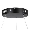 kelvo® NEMESIS KLV-101-0211 Κρεμαστό Φωτιστικό Οροφής LED 67W 6700lm 180° AC 220-240V IP20 Ρυθμιζόμενο Λευκό CCT με Χειριστήριο από 2700K έως 6000K Dimmable - Lumileds SMD Chip - Μαύρο Ματ - Μ80 x Π80 x Υ4cm - 3 Χρόνια Εγγύηση