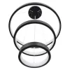 kelvo® NEMESIS KLV-101-0217 Κρεμαστό Φωτιστικό Οροφής LED 100W 10000lm 180° AC 220-240V IP20 Ρυθμιζόμενο Λευκό CCT με Χειριστήριο από 2700K έως 6000K Dimmable - Lumileds SMD Chip - Μαύρο Ματ - Μ60 x Π60 x Υ60cm - 3 Χρόνια Εγγύηση