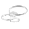 kelvo® DIAMOND KLV-101-0227 Φωτιστικό Οροφής LED 100W 10000lm 360° AC 220-240V IP20 Ρυθμιζόμενο Λευκό CCT με Χειριστήριο από 2700K έως 6000K Dimmable - Lumileds SMD Chip - Λευκό Ματ - Μ80 x Π50 x Υ20cm - 3 Χρόνια Εγγύηση