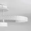 kelvo® DIAMOND KLV-101-0227 Φωτιστικό Οροφής LED 100W 10000lm 360° AC 220-240V IP20 Ρυθμιζόμενο Λευκό CCT με Χειριστήριο από 2700K έως 6000K Dimmable - Lumileds SMD Chip - Λευκό Ματ - Μ80 x Π50 x Υ20cm - 3 Χρόνια Εγγύηση
