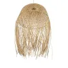 GLOBOSTAR® MANILA 00713 Boho Κρεμαστό Φωτιστικό Οροφής με Ντουί 1 x E27 AC 220-240V IP20 - Μπεζ - Μ50 x Π50 x Υ70cm