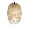GLOBOSTAR® MANILA 00713 Boho Κρεμαστό Φωτιστικό Οροφής με Ντουί 1 x E27 AC 220-240V IP20 - Μπεζ - Μ50 x Π50 x Υ70cm