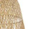 GLOBOSTAR® MANILA 00713 Boho Κρεμαστό Φωτιστικό Οροφής με Ντουί 1 x E27 AC 220-240V IP20 - Μπεζ - Μ50 x Π50 x Υ70cm