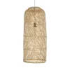 GLOBOSTAR® CALERO 01711 Boho Κρεμαστό Φωτιστικό Οροφής με Ντουί 1 x E27 AC 220-240V IP20 - Μπεζ - Μ30 x Π30 x Υ70cm