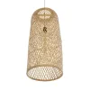 GLOBOSTAR® CALERO 01711 Boho Κρεμαστό Φωτιστικό Οροφής με Ντουί 1 x E27 AC 220-240V IP20 - Μπεζ - Μ30 x Π30 x Υ70cm