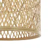 GLOBOSTAR® CALERO 01711 Boho Κρεμαστό Φωτιστικό Οροφής με Ντουί 1 x E27 AC 220-240V IP20 - Μπεζ - Μ30 x Π30 x Υ70cm