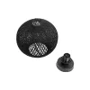 GLOBOSTAR® CORDE 203-0271 Μοντέρνο Φωτιστικό Οροφής με Ντουί 1 x E27 AC 220-240V IP20 - Μαύρο - Μ25 x Π25 x Υ26cm
