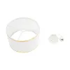 GLOBOSTAR® LOFTY 204-0091 Μοντέρνο Κρεμαστό Φωτιστικό Οροφής με Ντουί 1 x E27 AC 220-240V IP20 - Λευκό - Μ37 x Π37 x Υ21cm