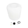 GLOBOSTAR® ROMINA 62001 Μοντέρνο Κρεμαστό Φωτιστικό Οροφής με Ντουί 1 x E27 AC 220-240V IP20 - Λευκό - Μ60 x Π60 x Υ65cm