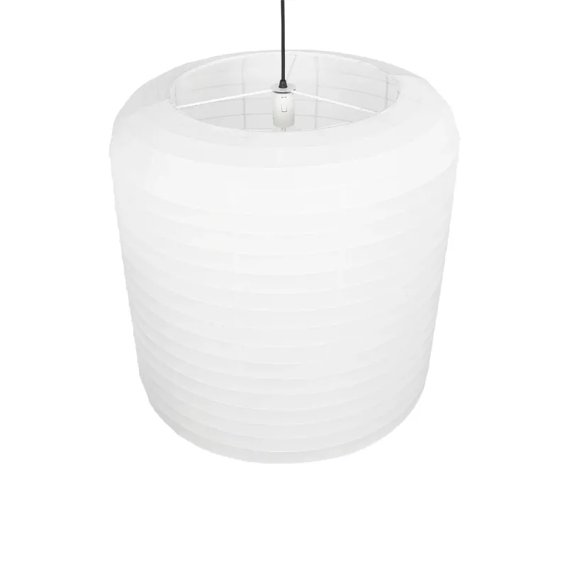 GLOBOSTAR® ROMINA 62001 Μοντέρνο Κρεμαστό Φωτιστικό Οροφής με Ντουί 1 x E27 AC 220-240V IP20 - Λευκό - Μ60 x Π60 x Υ65cm