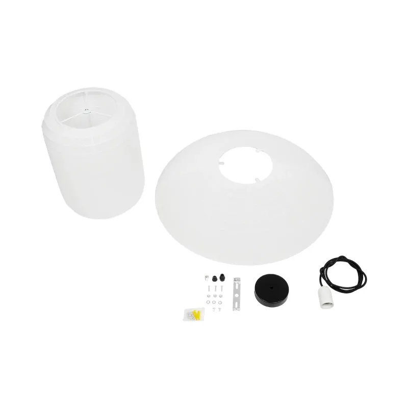 GLOBOSTAR® ROMINA 62003 Μοντέρνο Κρεμαστό Φωτιστικό Οροφής με Ντουί 1 x E27 AC 220-240V IP20 - Λευκό - Μ60 x Π60 x Υ51cm GLOBOSTAR® ROMINA 62003 Μοντέρνο Κρεμαστό Φωτιστικό Οροφής με Ντουί 1 x E27 AC 220-240V IP20 - Λευκό - Μ60 x Π60 x Υ51cm