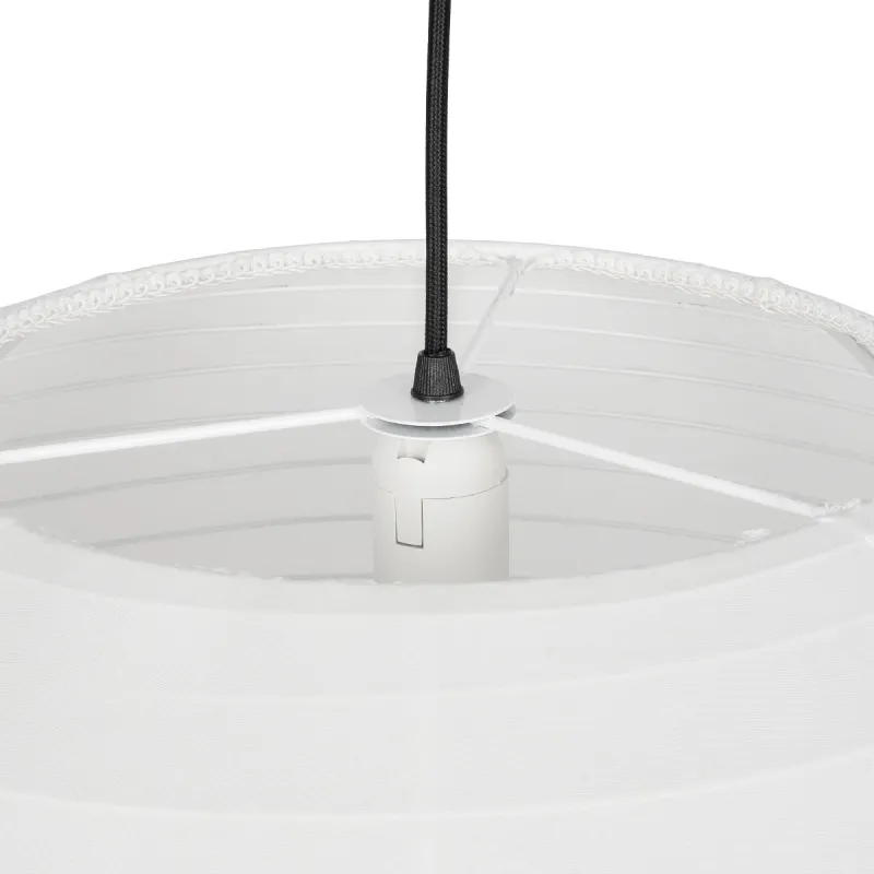 GLOBOSTAR® ROMINA 62005 Μοντέρνο Κρεμαστό Φωτιστικό Οροφής με Ντουί 1 x E27 AC 220-240V IP20 - Λευκό - Μ60 x Π60 x Υ55cm GLOBOSTAR® ROMINA 62005 Μοντέρνο Κρεμαστό Φωτιστικό Οροφής με Ντουί 1 x E27 AC 220-240V IP20 - Λευκό - Μ60 x Π60 x Υ55cm