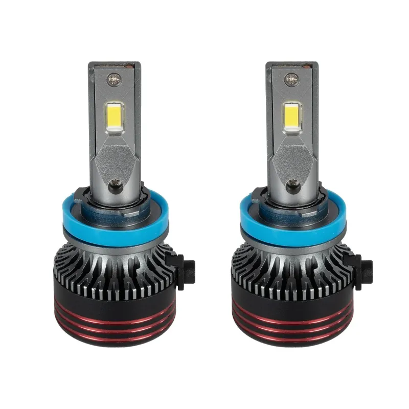GloboStar® 82084 H8 HL Line KIT Βασικού Φωτισμού Αυτοκινήτου & Φορτηγού 3rd Generation Can-Bus Extreme Series LED CREE CXB COB 60W/120W 10000lm/20000lm DC 12V Αδιάβροχο IP67 Ψυχρό Λευκό 6000K