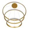 kelvo® DIAMOND KLV-101-0240 Κρεμαστό Φωτιστικό Οροφής LED 120W 12000lm 180° AC 220-240V IP20 Ρυθμιζόμενο Λευκό CCT με Χειριστήριο από 2700K έως 6000K Dimmable - Lumileds SMD Chip - Χρυσό Πλατίνα - Μ80 x Π80 x Υ80cm - 3 Χρόνια Εγγύηση