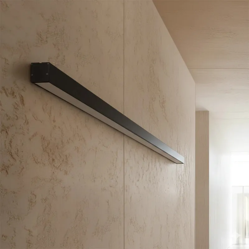 kelvo® ORION KLV-101-0362-V3 Φωτιστικό Τοίχου / Απλίκα LED 72W 7200lm 120° AC 220-240V IP20 Ρυθμιζόμενο Λευκό CCT με Χειριστήριο από 2700K έως 6000K Dimmable - Lumileds SMD Chip - Μαύρο Ματ - Μ120 x Π5.5 x Υ7cm - 3 Χρόνια Εγγύηση