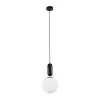 kelvo® ESTETICO KLV-101-0379 Κρεμαστό Φωτιστικό Οροφής για Λάμπα με Ντουί E27 AC 220-240V IP20 - Μαύρο Ματ & Λευκό - Μ20 x Π20 x Υ38cm