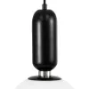 kelvo® ESTETICO KLV-101-0379 Κρεμαστό Φωτιστικό Οροφής για Λάμπα με Ντουί E27 AC 220-240V IP20 - Μαύρο Ματ & Λευκό - Μ20 x Π20 x Υ38cm