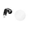 kelvo® ESTETICO KLV-101-0379 Κρεμαστό Φωτιστικό Οροφής για Λάμπα με Ντουί E27 AC 220-240V IP20 - Μαύρο Ματ & Λευκό - Μ20 x Π20 x Υ38cm