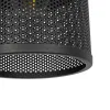 GLOBOSTAR® NETO 201-0130 Μοντέρνο Κρεμαστό Φωτιστικό Οροφής με Ντουί 1 x E27 AC 220-240V IP20 - Χρυσό & Μαύρο - Μ18 x Π18 x Υ70cm
