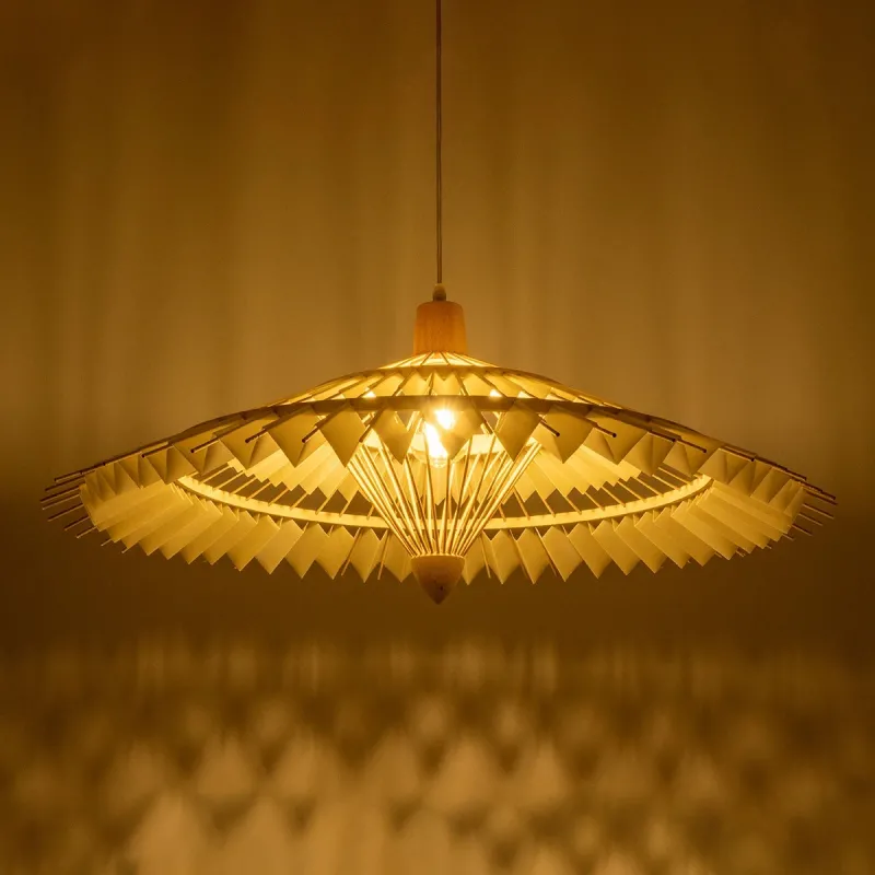GLOBOSTAR® VENTALIA 999-0066 Boho Κρεμαστό Φωτιστικό Οροφής με Ντουί 1 x E27 AC 220-240V IP20 - Μπεζ - Μ83 x Π83 x Υ36cm