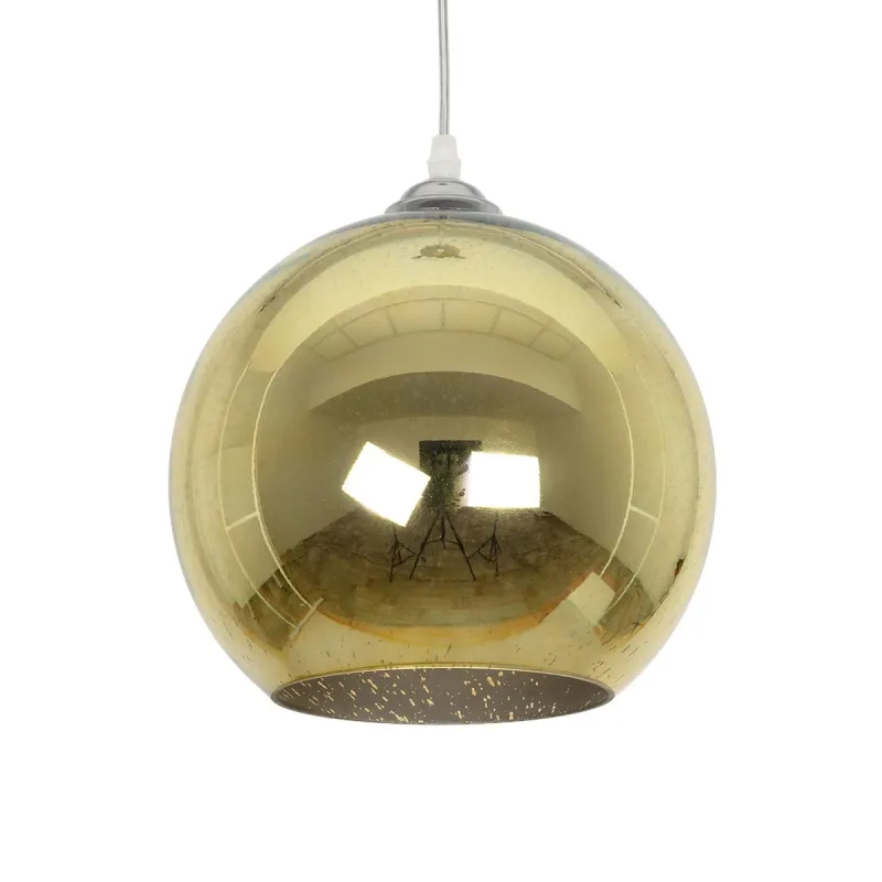 GLOBOSTAR® SATURN 999-0147 Μοντέρνο Κρεμαστό Φωτιστικό Οροφής με Ντουί 1 x E27 AC 220-240V IP20 - Πολύχρωμο - Μ25 x Π25 x Υ22cm